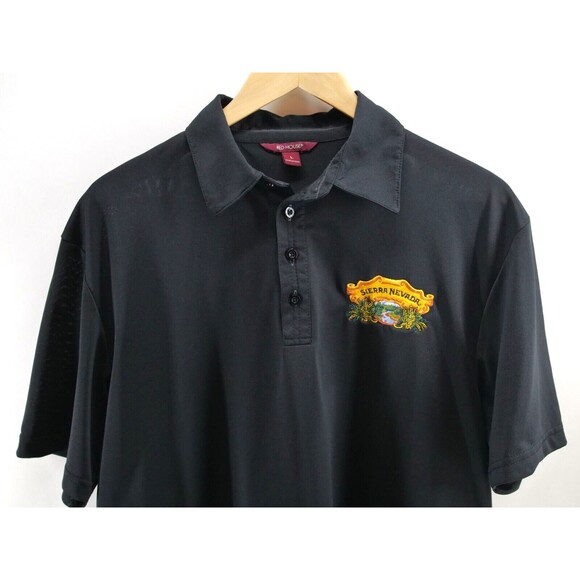 SIERRA NEVADA Official‎ Men's Embroidered Beer Golf STAFF Polo Shirt Size L - Picture 2 of 8